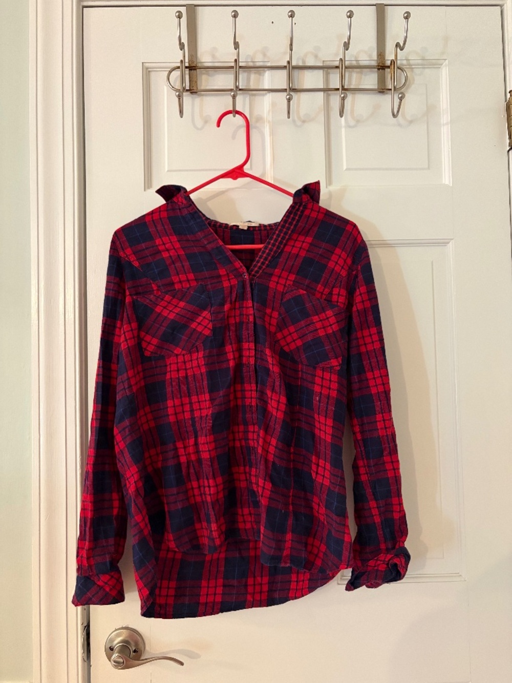 Plaid Button-Up Flannel
